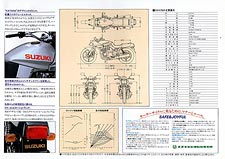 Suzuki GSX750S Katana brochure, Japan
